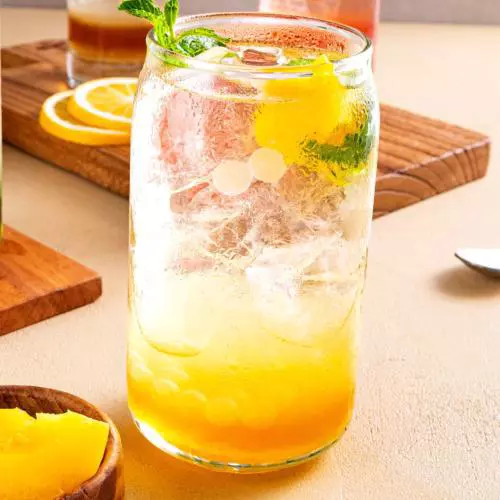 Orange Peach Mojito